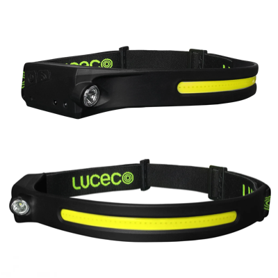 LUCECO Flexible Head Torch With Motion Sensor 350 LUMENS PLUS 15- LUMENS USB Rechargeable